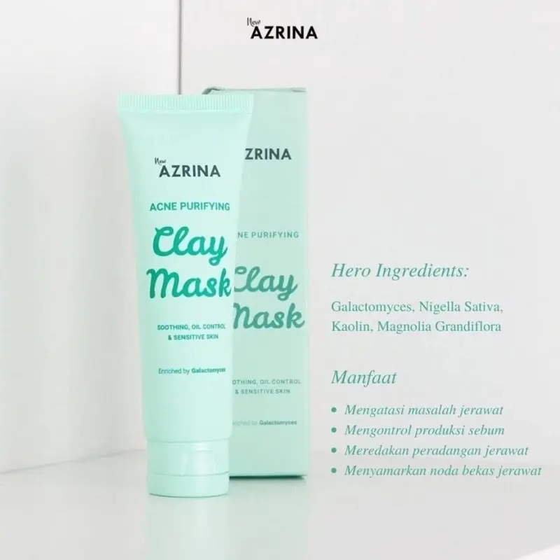 AZRINA PURE CHARCOAL MUD MASK FACE MASK | ACNE PURIFYING CLAY MASK 3