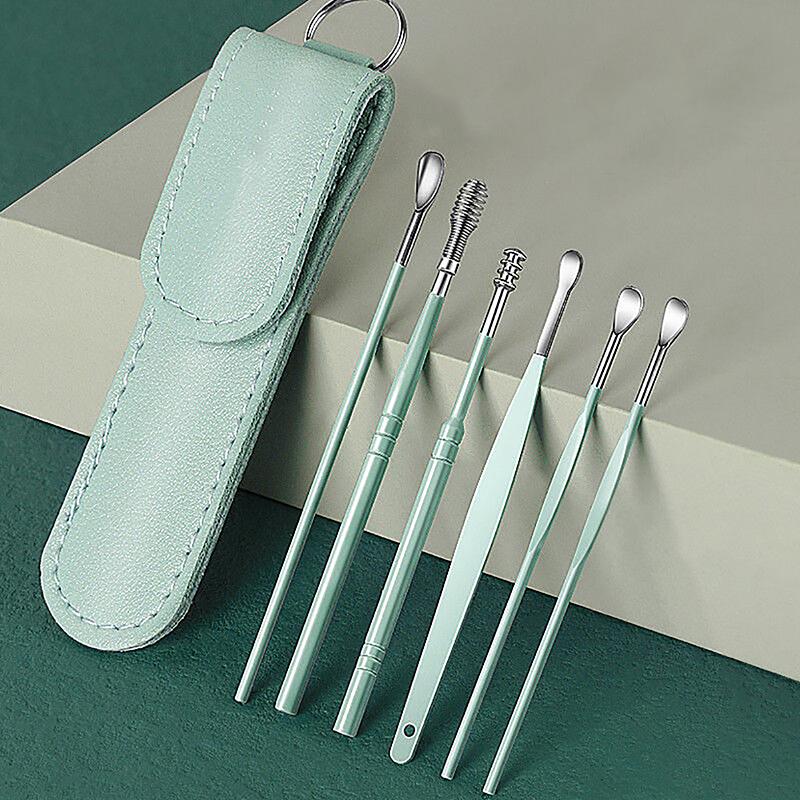 Product Introduction of Kit Pembersih Telinga, 6 Keping, Batang Pencungkil Telinga, Penyingkiran Tahi Telinga, Pencungkil Telinga, Sudu Pembersih Telinga, Set Aksesori Kecantikan, Alat 19
