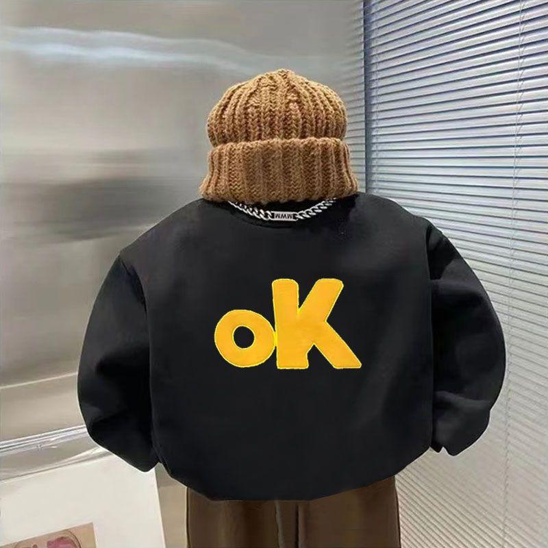 Product Introduction of Áo Hoodie Cho Bé Trai, Phong Cách Phương Tây, Màu Sắc Tươi Sáng, Hàng Mới Về 2023, Phong Cách Hàn Quốc Cho Trẻ Em, Quần Áo Kỹ Thuật Số Tiếng Anh, Dài Tay, Áo Hợp Xu hướng Cho Trẻ Em 9
