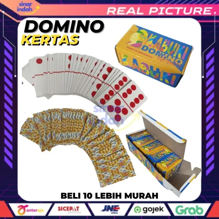 Kartu Domino Kertas Kabuki Gaple Kertas 0