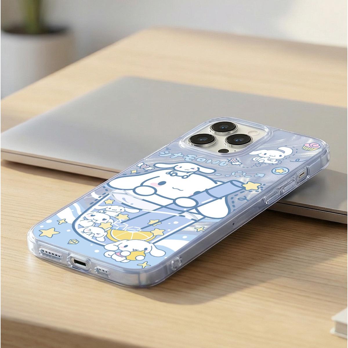 Cinnamoroll Casing hp untuk Realme C63 C55 C53 C51S C51 C35 4G C30 C3 C25 C21Y C20A C2 C15 C11 C11 8I 7 6 12 11 10 14 PRO C17 C12 6I 6I silikon phone case terbaru aesthetic softcase lucu estetik mewah premium shockproof transparan cover