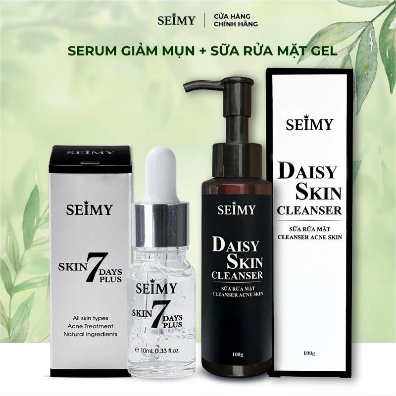 [TẶNG MẶT NẠ HA] Combo serum mụn + Sữa rửa mặt Chăm Sóc Da bình thường không chứa paraben tram tracica serum  trị trắng Làm Đẹp Da Skincare