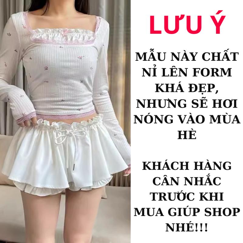 Chân váy tầng xoè vải nỉ phồng xinh rút dây xám đen trắng VANISA CV032 Nữ Women 1