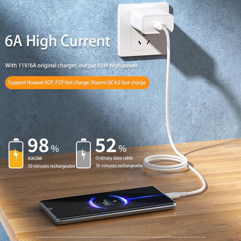 120W Adaptor Charger Fast DC Charging Converge Power Adapter &120W Anti-winding Type C FastCharging Cable Fast Charging Charger for Android Micro for android charger type c Electronic Cellphone Smartphone Durable Mobile Device type b 120w fastcharging