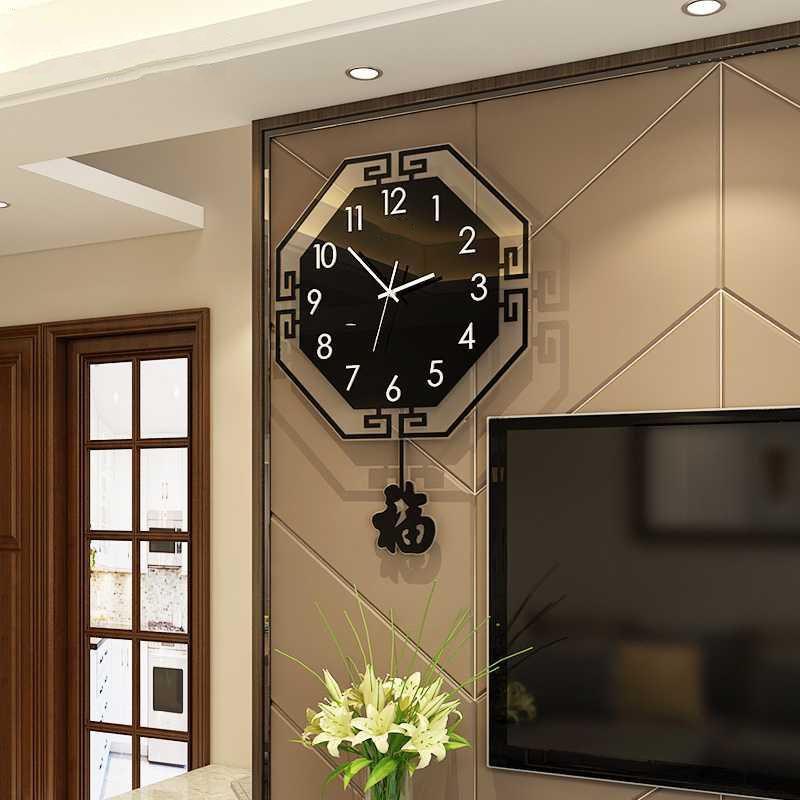 Đồng hồ treo tường cổ điển CL020 - chữ Phúc Decor Phòng, Trang Trí Nhà