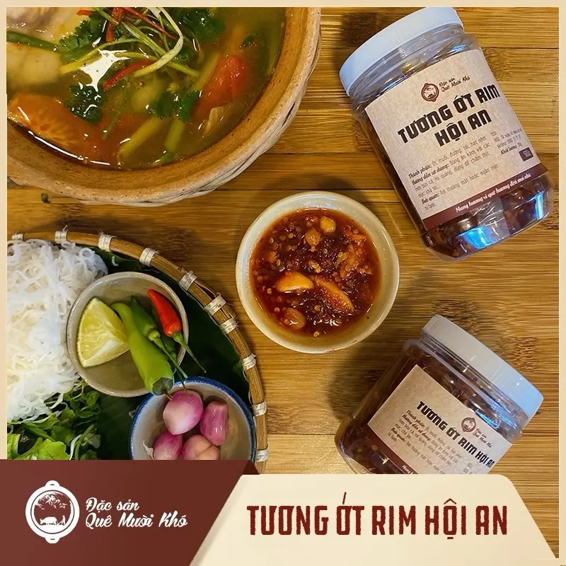 TƯƠNG ỚT RIM HỘI AN ĐẶC SẢN QUÊ MƯỜI KHÓ 500G & 300G 6
