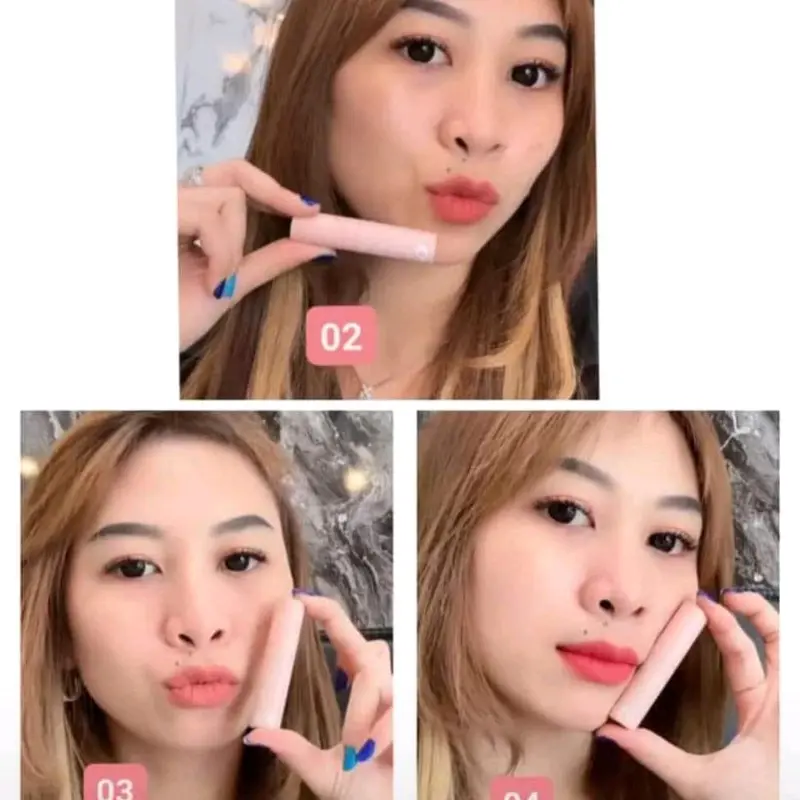 Lip Velvet Kisses Kedas Beauty Bibir Kering Lipstick dengan Elastomer dan Minyak Ester - Lasting, Gloss 2