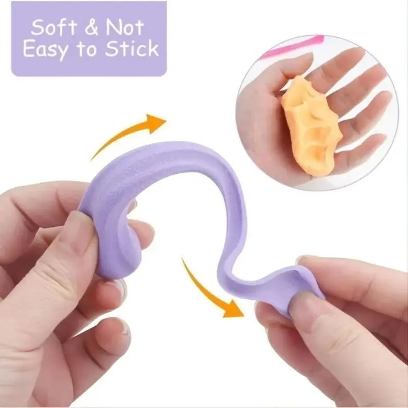 PGTOYS - Mainan Edukasi Anak Clay Polymer Super 8D 1 Pack isi 12 Warna Lilin Plastisin Mainan Sensory Motorik Buah 7
