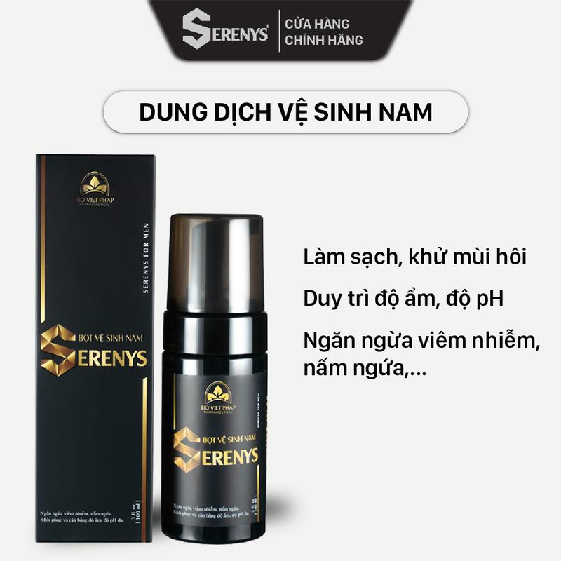 Bọt Vệ Sinh Nam Serenys 100ML - Làm Sạch, Khử Mùi, Chiết Xuất Thảo Dược Tự Nhiên 3