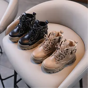 Sepatu Sneakers Anak Laki Laki Import Sepatu Boot High Anak Balita Impor Sepatu Trekking Anak Cowok Motif Polos Dengan Gesper Simple Sepatu Anak Cowok Cewek Unisex