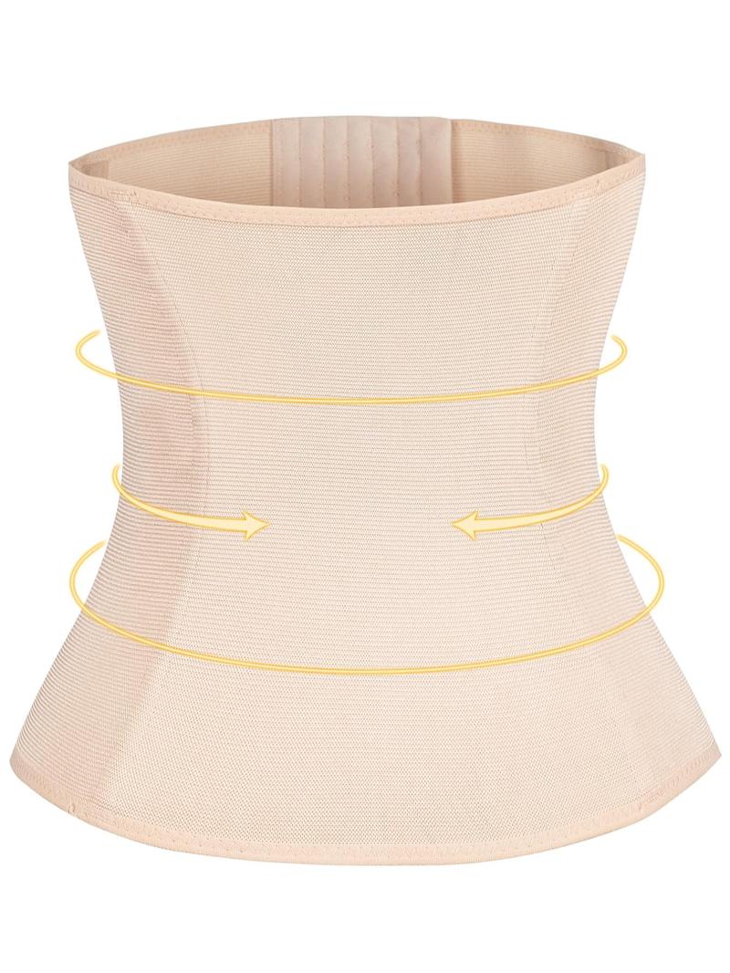 Product Introduction of 【2025】Women's Basic Plain Adjustable Shapewear Waist Trainer with Hook And Eye Closure, Casual Breathable Skin Friendly Tummy Control Faja Waist Shaper, Women's Body Shaper for All Seasons 6