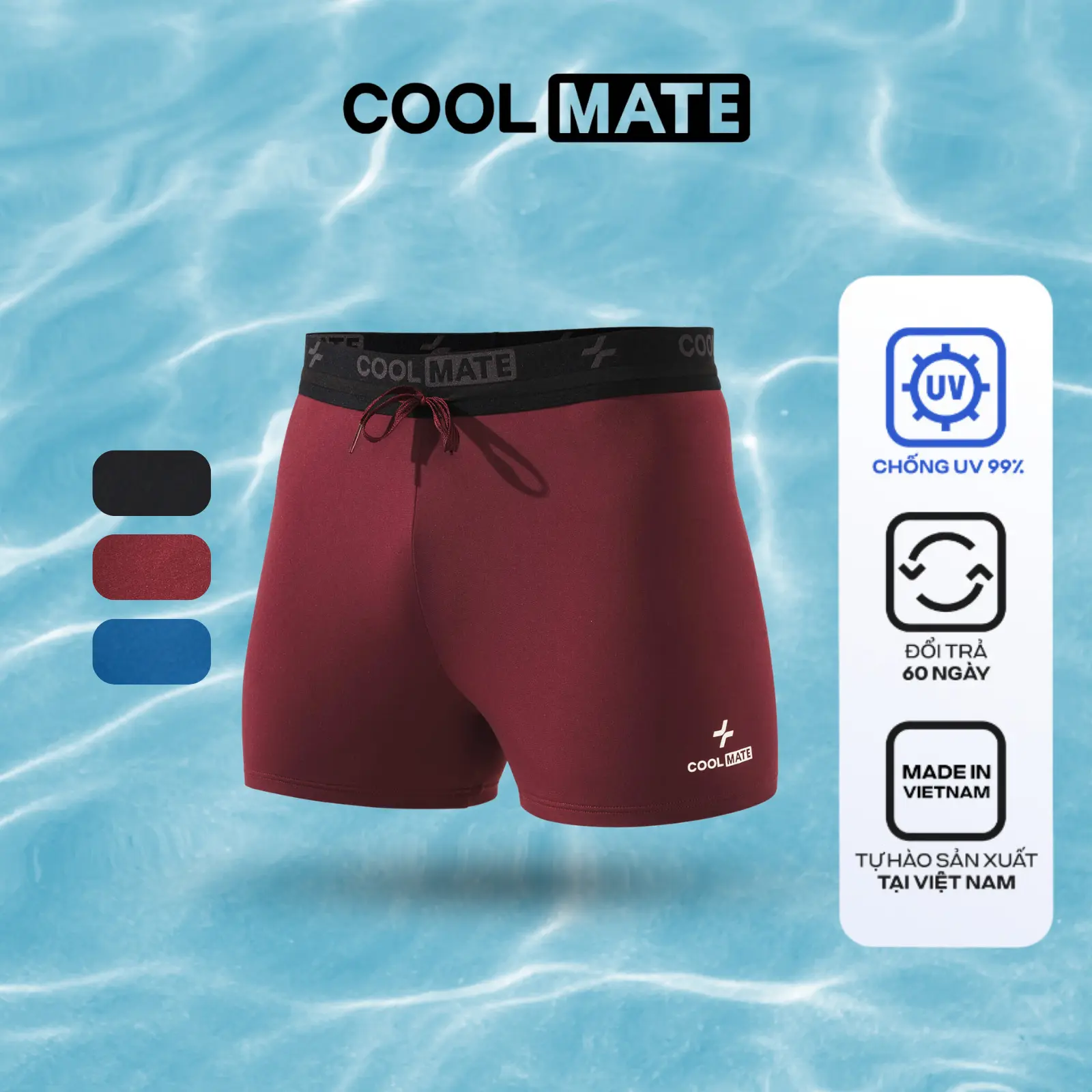 Quần bơi Trunk Summer Cool 5inch cạp rời - Coolmate