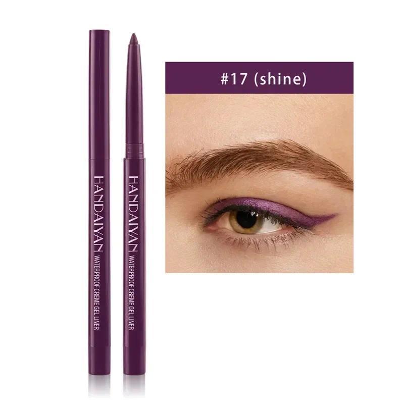 Product Introduction of Waterproof Pearlescent Matte Eyeliner Not Easy Pen Rotatable Eyeliner Long Lasting Eye Makeup Tools Korean Makeup Products Lipliner Eyeshadow 40