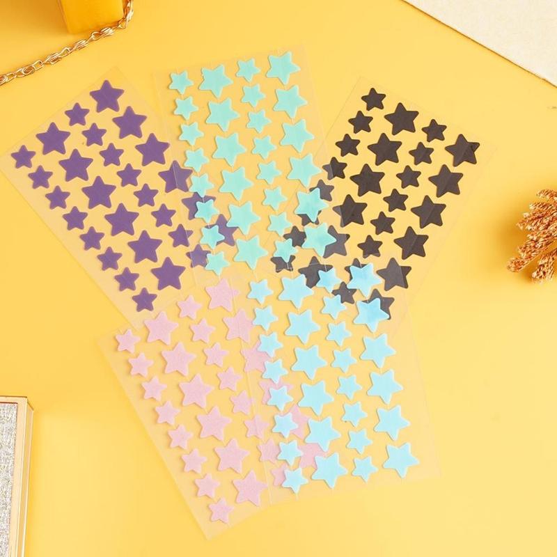 40Pcs/sheet Durable Acne Treatment Pimple Patches Cute Star Shaped Colorful Pimple Cover Sticker Invisible Skin Care Acne Patch 3