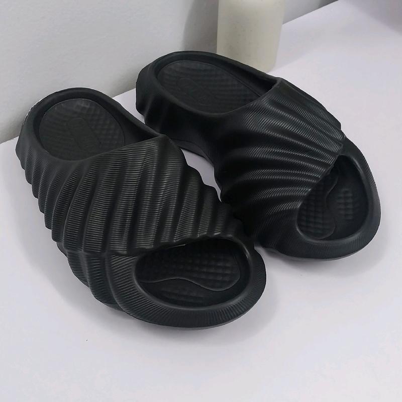 Dép Duwa nam phom bánh mì phi thuyền xoắn ốc unisex chât liệu eva nhẹ êm chân . 1