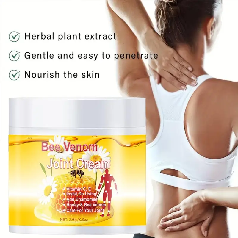 Bee Venom Joint Cream, 1 Box Moisturizing Body Cream, Hydrating and Soft Skin, Suitable for All Skin Types 2