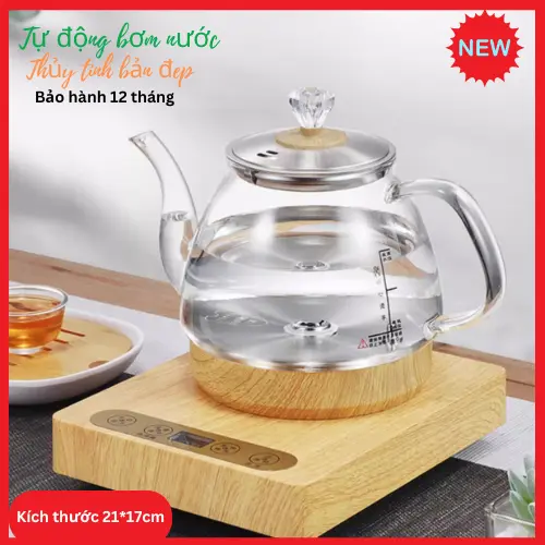 Ấm Đun Nước Siêu Tốc Hoàn Toàn Tự Động Cấp Nước Pha Trà Tại Bàn Uống Trà
