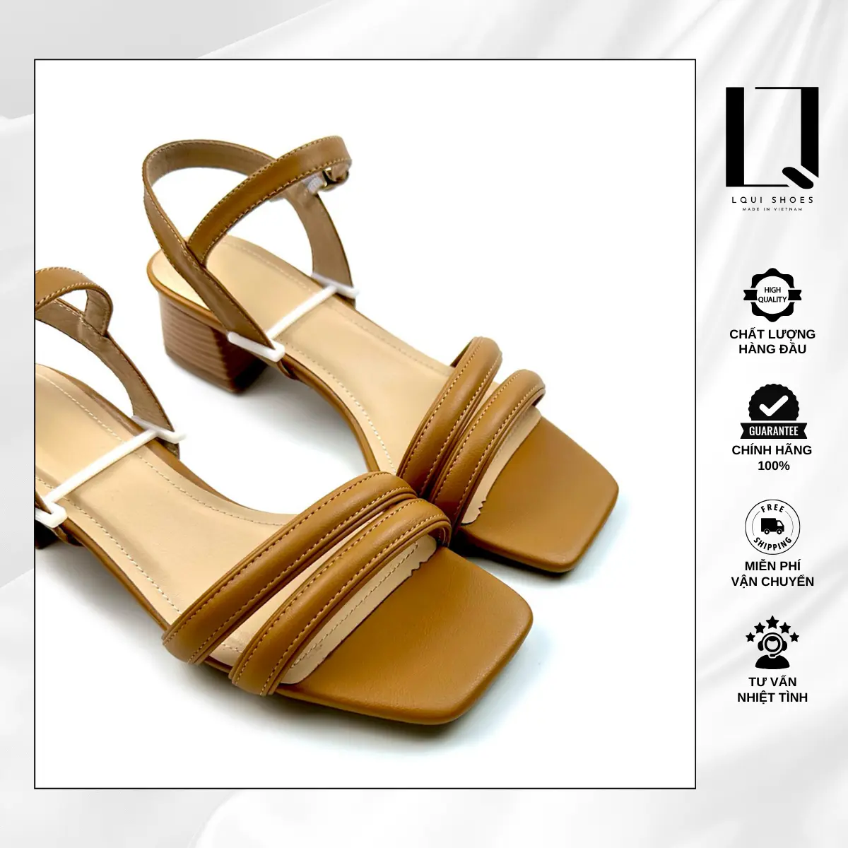Sandal, Dép Quai Hậu, Quai Mảnh Đế Cao 3 Phân Chuẩn Size, Da PU Mềm Êm Đế Đúc Chống Trượt DéP Nữ Jean GiàY Shoes Nữ