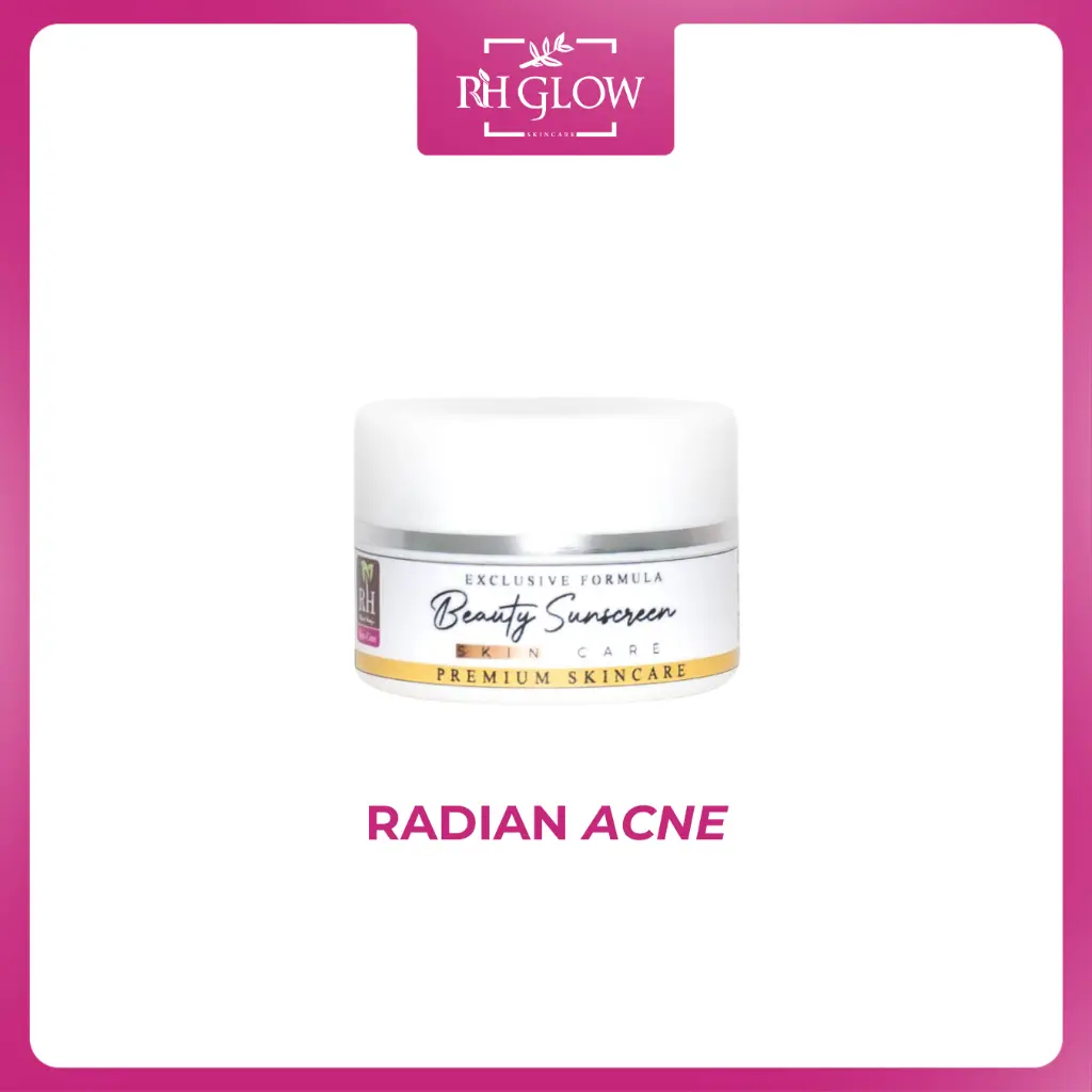 RH GLOW BEAUTY SUNSCREEN SC RADIANA ACNE sunscreen spf 50 untuk kulit berjerawat dan berminyak
