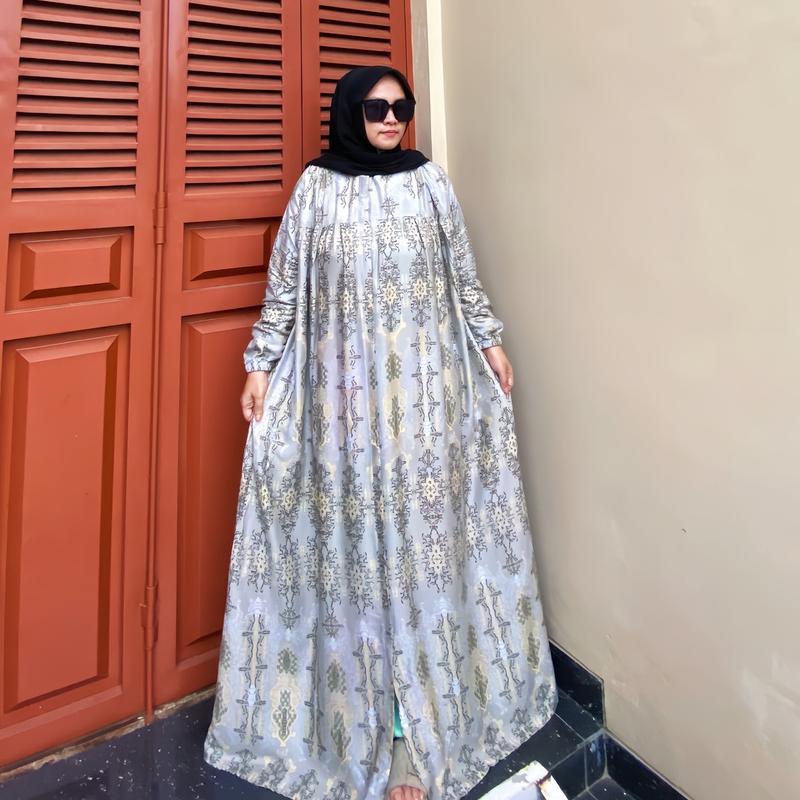 Gamis Wanita Muslimah Sahira Jumbo Rayon Viscose Premium 2