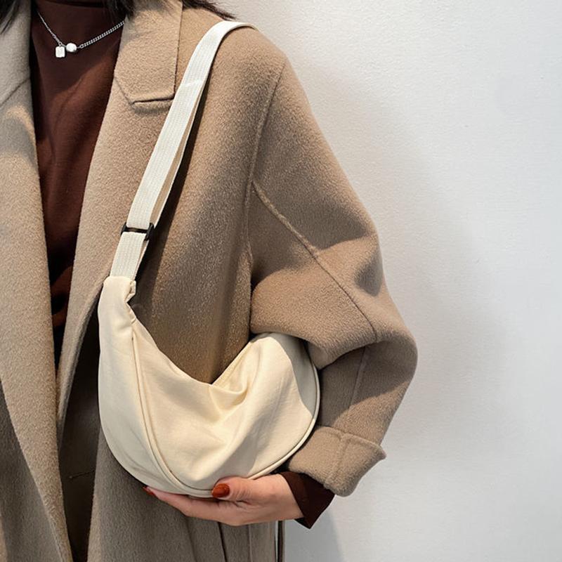 Product Introduction of Men Women Student Shoulder Bag Casual Crossbody Bag Dumpling Bag Half Moon Sling Bag For Hiking Cycling Camping 31