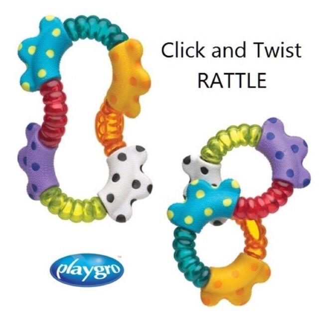 Playgro Monkey Rattle Jual Playgro Click N Twist Rattle Teether Mainan Gigitan - Kota ...