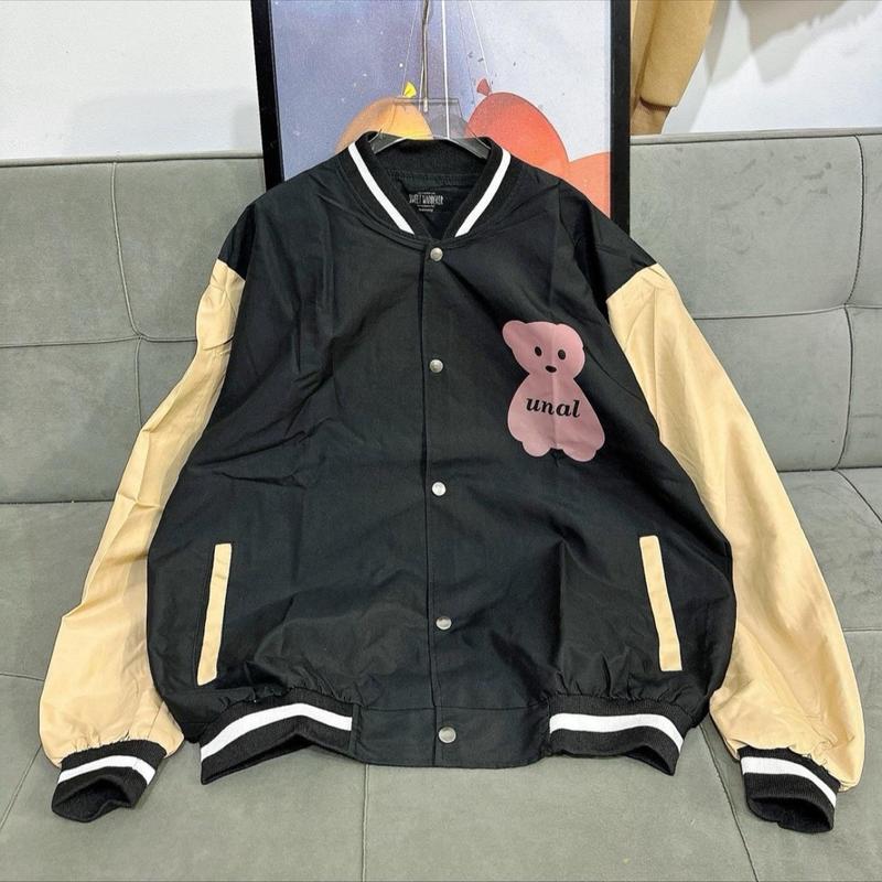 Áo khoác dù nam- nữ 2 lớp fom rộng XL có fom 80kg Menswear Jacket