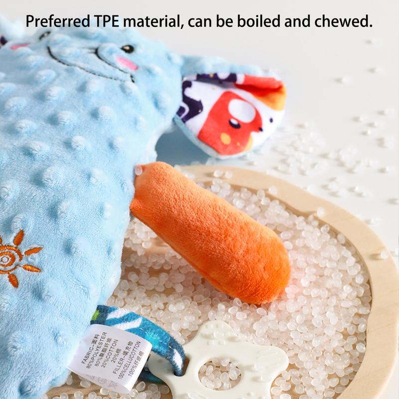 Product Introduction of 【Jinyun1】Baby Soft Stuffed Toys For Newborns 0 6 12 Months Montessori Plush Sleep Toy For Children 1 Year Silicon Teether With Rattle/Bel 21