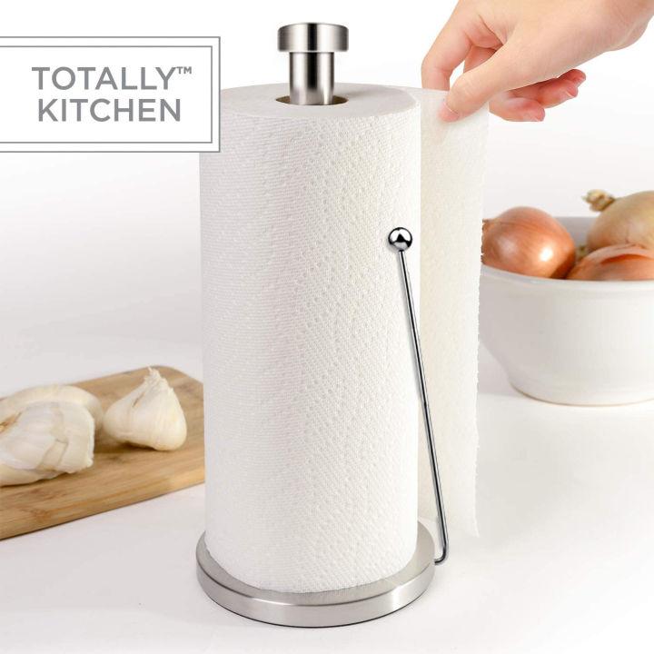Product Introduction of "[Multi-functional storage rack] Kitchen paper towel holder & bathroom toilet paper storage rack, high-quality stainless steel structure, metal base, wall cabinet, towel rack, storage and decorative storage rack! " Organiser 8