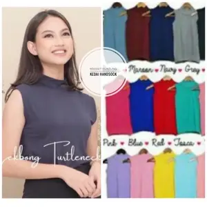 Manset buntung lekbong turtleneck spandeks / jersey