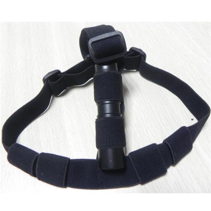 Product Introduction of customizable elastic multifunctional flashlight with 3-side headlight and diving head for 18650/26650 batteries 10