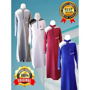 JUBAH DEWASA AL HUDA SIMPLE MURAH GAMIS PRIA DEWASA Abu Hitam