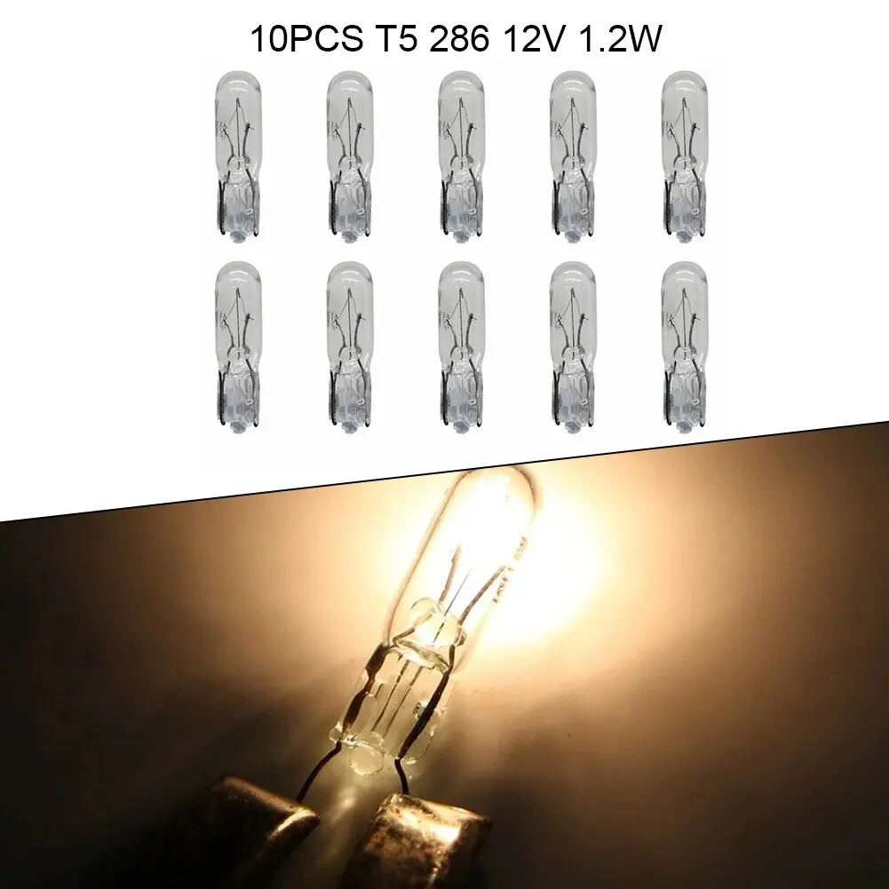 10PCS T5 286 12V 1.2W Car dashboard light bulb or Instrument Panel bulb