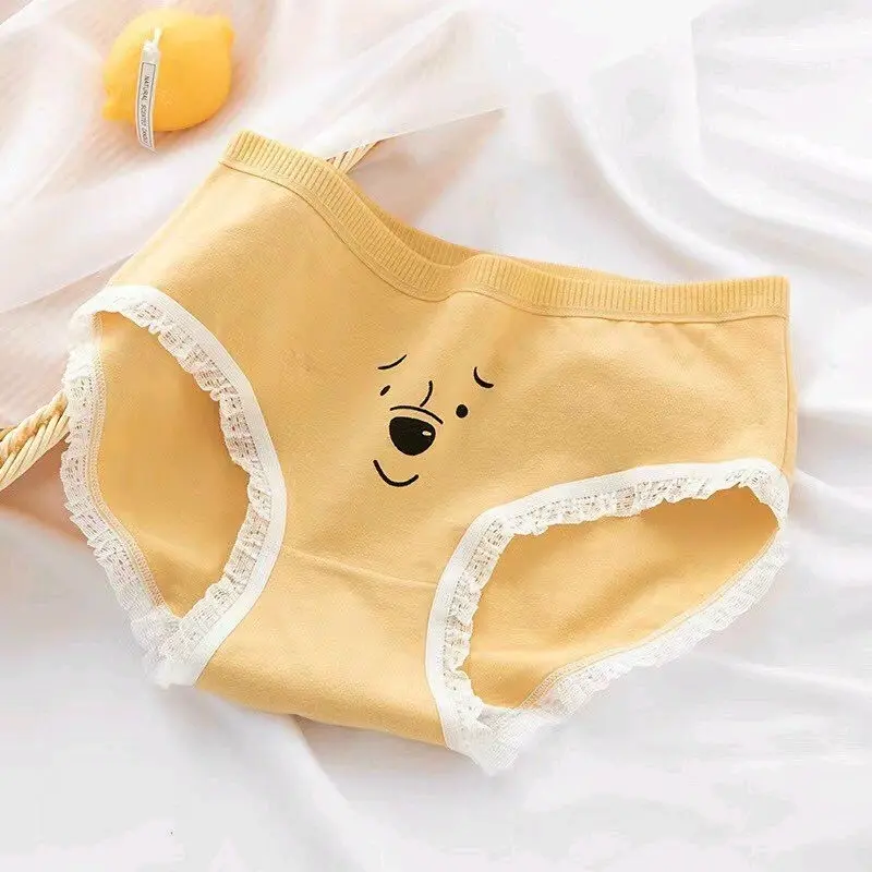Lố 10 Quần Lót Cotton Mềm Hoạ Tiết CuTe Nữ Women 4