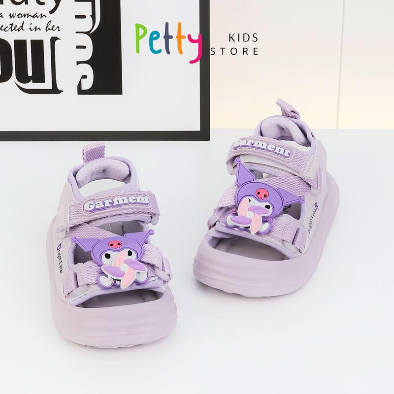 Giày Sandal Kuromi Bé Gái Dép Quai Hậu Mang Đi Học Cho Bé Gái Đế Xốp Nhẹ Êm Gắn Chong Chống Dễ Thương 4798