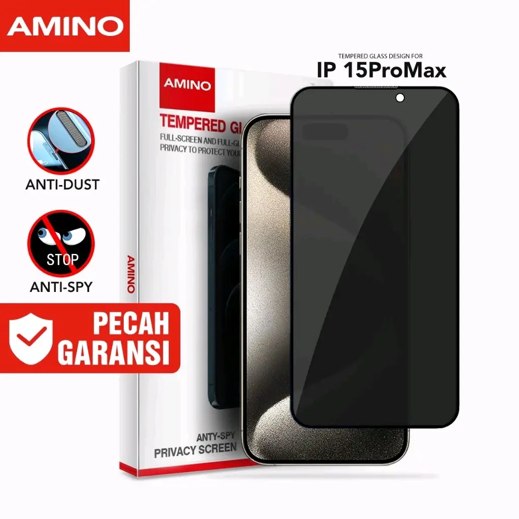 TEMPERED GLASS ANTI INTIP ANTI SPY PRIVACY I-PHONE 15 PRO/ 14 PRO MAX/ 13 PRO/ 12 PRO/ 11PRO /XR ANTI GORES KACA FULL LAYAR