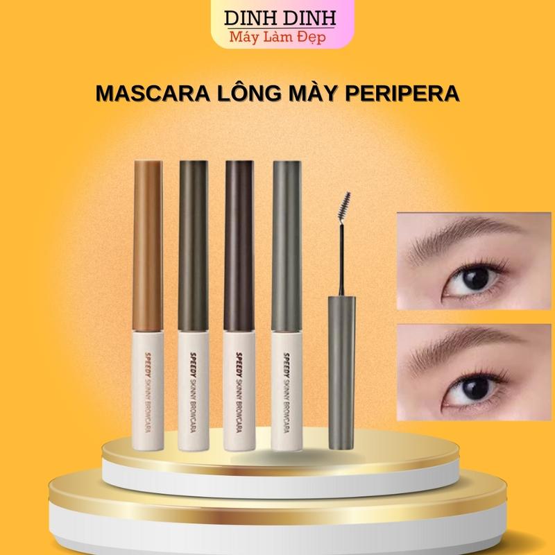 Mascara Lông Mày Speedy Skinny Brown Chuốt Mày Đổi Màu Lông Mày chân mày Hàn Quốc Trang Điểm makeup