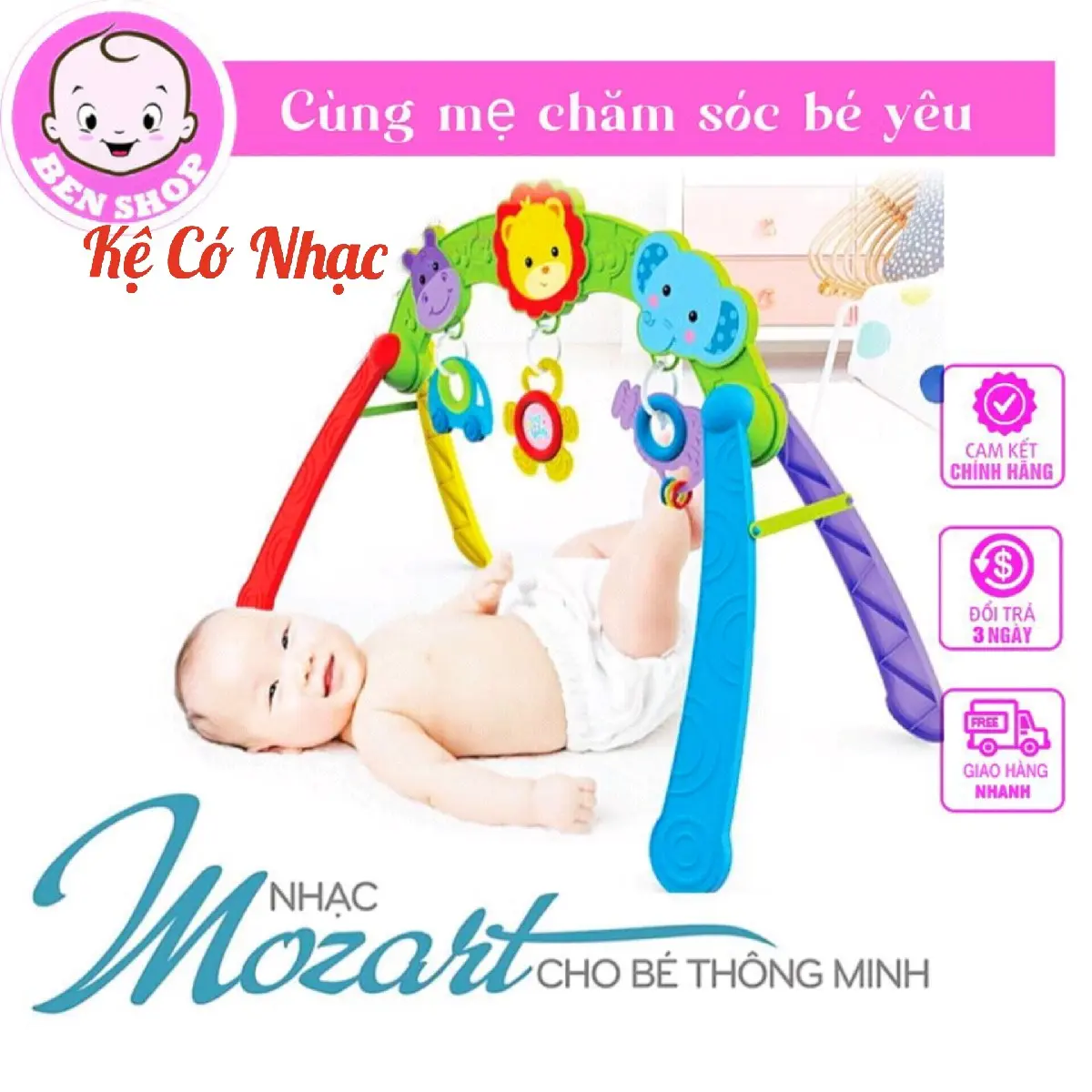 Kệ Chữ A Sư Tử Có Nhạc Antona Hàng Việt Nam Cho Trẻ sơ sinh Bé gái Bé trai