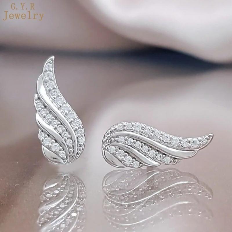 Product Introduction of Đinh Tán Tai Cánh Thiên Thần Moissanite, Thiết Kế Tinh Tế Dát Siêu Nhỏ Giấy Chứng Nhận GRA Miễn Phí 51