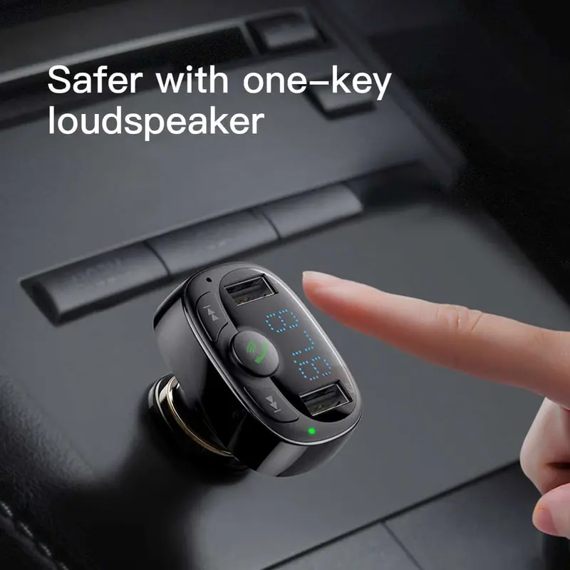 Củ sạc/ tẩu sạc đa năng trên xe hơi BASEUS S09 Pro CAR CHARGER, có BLUETOOTH kết nối không dây. 4
