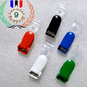 Jepitan Id Card Plastik Putar Klip Tempat Kartu Id Card