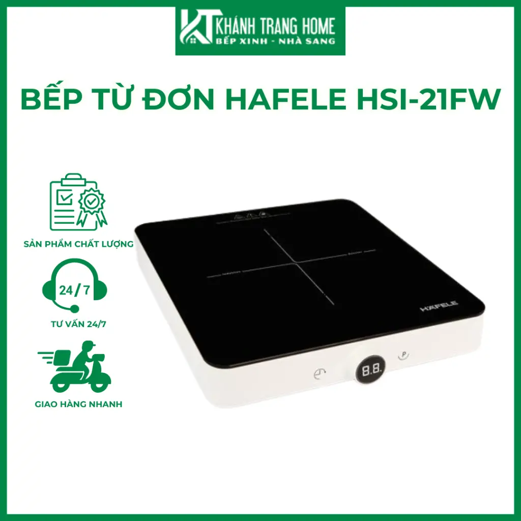 Bếp Từ Đơn Hafele HSI-21FW, 536.61.990 Tiện Lợi An Toàn Sử Dụng - Khánh Trang Home