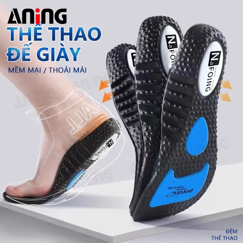 Lót Giày Thể Thao, Lót Chạy Bộ Và Bóng Rổ, Hấp Thụ Sốc, Đàn Hồi Cao, Chất Liệu EVA Mềm Mại