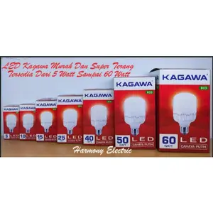 Lampu LED Murah dan Terang 5w/ 10w/ 15w/ 25w/ 40w / 50w /60w Berkualitas KAGAWA Merah 100% ORIGINAL