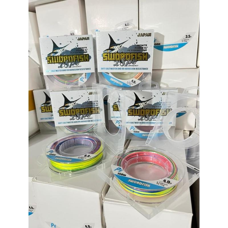 Dây Dù 150m PE X8 Cá Kiếm SWORDFISH JAPAN 7 Màu Cao Cấp - Bắt Cá Đi Câu Fishing Câu Cá
