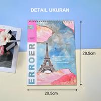 Gambar AKUSA Sketch Book / Buku Gambar Sketsa A4 Jilid Spiral Mudah Dibawa Kertas Tebal Tidak Tembus Bundle 4pcs SKB002 SKB003 - A4/24 Erroer- 4pcs dari Akusa Official Store Kota Bekasi 3 Tokopedia