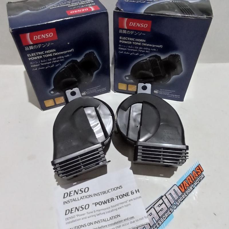 Product Introduction of ORIGINAL KLAKSON KEONG DOUBLE DENSO WATERPROOF ANTI AIR UNTUK MOTOR DAN MOBIL AKI 12 VOLT Car 2