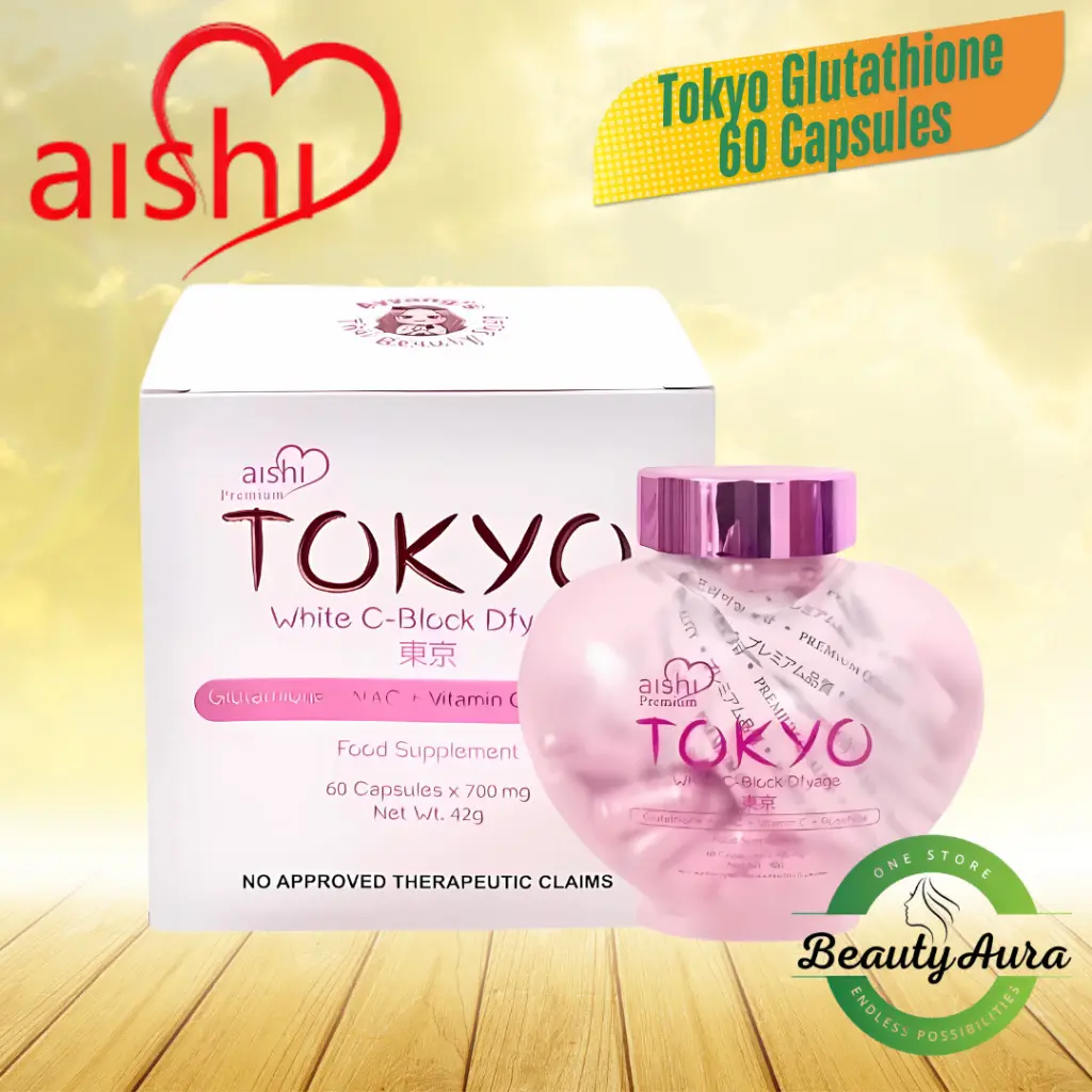 Aishi Tokyo White C-Block Dfyage - Premium 700mg Japan Glutathione - 60  Capsules - TikTok Shop Philippines