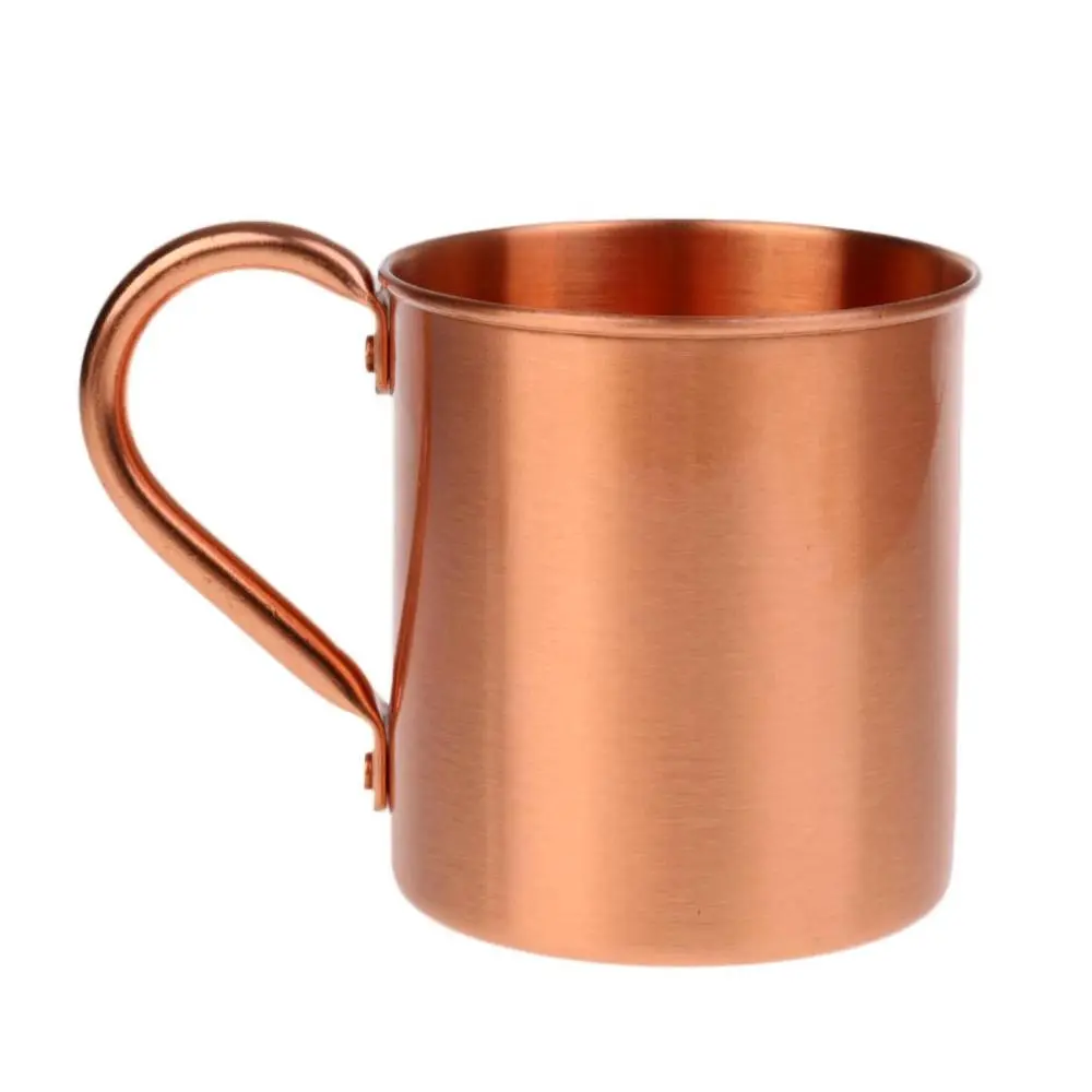 350ml/12 Solid Smooth Pure Copper Drinking Cold Mug Ice