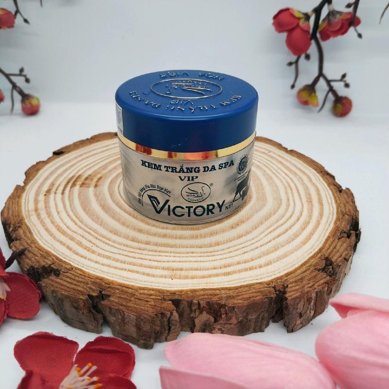 Kem trắng da spa Victory Hoa Việt dưỡng da,dành cho da sậm màu nắp xanh